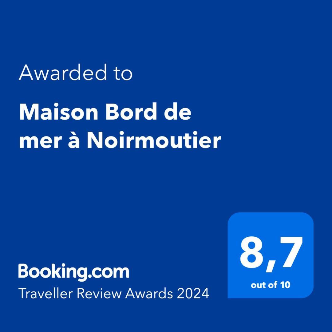 Maison Bord De Mer A Noirmoutier Barbâtre Buitenkant foto